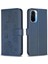 Xiaomi Redmi Için Flip Case K40/K40 Pro Cüzdan Yonca Çiçek Çok Renkli Pu (Yurt Dışından) 5