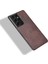 Samsung Galaxy S21 Için Retro Durumda Ultra Lychee Desen Anti Scratch Kapak (Yurt Dışından) 4