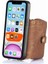 IPhone X/xs 7 Kart Yuvaları Için Kılıf Ayarlanabilir Kordon Standı Fermuar Kapatma (Yurt Dışından) 3