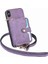 IPhone X/xs 7 Kart Yuvaları Için Kılıf Ayarlanabilir Kordon Standı Fermuar Kapatma (Yurt Dışından) 5