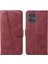 Motorola Moto G54 5g Ayrılabilir Siyah Bilezik Için Filp Durumda Preslenmiş Pu (Yurt Dışından) 5