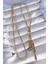 316L Çelik Gold Renk Boyu Ayarlanabilir Sallantılı Model Kolye - TJ-BKO8885 3