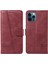 Kredi Kartı Yuvası ile IPhone 12/12 Pro Için Filp Durumda Cüzdan Telefon Kılıfı Pu (Yurt Dışından) 5