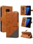 Elmas Dikiş Deri Telefon ile Samsung Galaxy S7 Kenar Için Flip Case (Yurt Dışından) 1