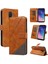 Elmas Dikiş ve Kart Yuvası ile Samsung Galaxy A6 Plus Için Flip Case (Yurt Dışından) 1
