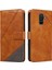 Elmas Dikiş ve Kart Yuvası ile Samsung Galaxy A6 Plus Için Flip Case (Yurt Dışından) 2