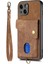 IPhone 15 Için Kılıf Artı Manyetik Kapatma Çok Fonksiyonlu Kart Yuvası Prim (Yurt Dışından) 5