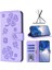IPhone 15 Için Flip Case Pro Kart Yuvaları Tutucu Kickstand Cüzdan Yonca Pu (Yurt Dışından) 1