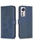 Xiaomi 12 Lite Için Flip Case Kart Yuvaları Tutucu Kickstand Yonca Çiçek Pu (Yurt Dışından) 5