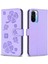 Xiaomi 11I Cüzdan Yonca Çiçek Çok Renkli Kart Yuvaları Pu Için Flip Case (Yurt Dışından) 5