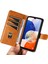 Samsung Galaxy A24 4g Için Filp Durumda Ayrılabilir Siyah Bilezik Preslenmiş Pu (Yurt Dışından) 2