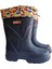 Çocuk Kaydırmaz Tabanlı,iç Astarı Termal Kumaş Yağmur Çizmesi ''1 Beden Büyük Alınız!'' 1