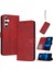 Kart Yuvası Saf Renk ile Samsung Galaxy M54 Pu Deri Için Flip Case (Yurt Dışından) 1