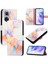 Huawei Nova 9 Için Kılıf Pu Deri Cüzdan Mermer Desen Kickstand (Yurt Dışından) 1