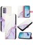 Nokia G310 5g Kickstand Pu Deri Mermer Desen Cüzdan Için Kılıf (Yurt Dışından) 1