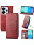 Xiaomi Redmi Için Flip Case 13 4g Cüzdan El Kayışı Günlük Kullanım Eşkenar Dörtgen Şekli (Yurt Dışından) 1