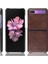 Samsung Galaxy Z Flip Anti Scratch Lychee Desen Kapak Için Retro Kılıf (Yurt Dışından) 1