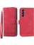 Samsung Galaxy A34 Manyetik Kapatma Premium Kart Yuvaları Nakit Için Flip Case (Yurt Dışından) 5