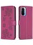 Xiaomi 11I Cüzdan Yonca Çiçek Çok Renkli Kart Yuvaları Pu Için Flip Case (Yurt Dışından) 5