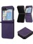 Samsung Galaxy Z Flip 5 5g Saf Renk Kickstand ile Flip Case (Yurt Dışından) 1