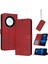 Kart Yuvası Kickstand Pu Deri ile Onur X9B Saf Renk Için Flip Case (Yurt Dışından) 1