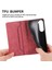 Samsung Galaxy S23 Kart Yuvası Darbeye Tpu Kickstand Için Flip Case (Yurt Dışından) 5