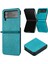 Samsung Galaxy Z Flip Case 4 5g Toka ile Kickstand Saf Pu (Yurt Dışından) 5