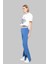 Baskılı Işleme Detaylı Ekru T-Shirt 2