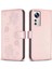 Xiaomi 12 Lite Için Flip Case Kart Yuvaları Tutucu Kickstand Yonca Çiçek Pu (Yurt Dışından) 5
