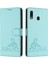Samsung Galaxy A20/A30 Cüzdan Kapak Kapak Kedi Rfıd Kart Yuvası (Yurt Dışından) 1