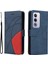 Oppo A3 Pro 5g Için Flip Case Dikiş Renk Deri Cüzdan Kickstand Flip (Yurt Dışından) 1