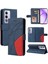Oppo A3 Pro 5g Için Flip Case Dikiş Renk Deri Cüzdan Kickstand Flip (Yurt Dışından) 4