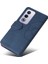 Oppo A3 Pro 5g Için Flip Case Dikiş Renk Deri Cüzdan Kickstand Flip (Yurt Dışından) 5