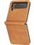 Samsung Galaxy Z Flip Case 4 5g Toka ile Kickstand Saf Pu (Yurt Dışından) 2