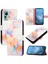 Ulefone Not 14 Için Kılıf Mermer Desen Kickstand Cüzdan Pu Deri (Yurt Dışından) 1