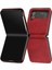 Samsung Galaxy Z Flip Case 4 5g Toka ile Kickstand Saf Pu (Yurt Dışından) 1