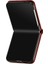 Samsung Galaxy Z Flip Case 4 5g Toka ile Kickstand Saf Pu (Yurt Dışından) 4