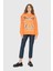 Baski ve Vatka Detayli Sweatshirt 1