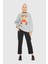 Baski ve Nakiş Detayli Sweatshirt 1