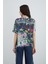 Ense Fermuar Detaylı Kısa Kollu Asimetrik T-Shirt 3