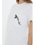 Kısa Kollu Klasik Coton Ekru Tshirt 3
