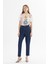 Yüksek Bel Dar Paça Klasik Denim Pantolon 1