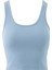 Basıc Askılı Mavi Crop Top 1