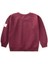 Kolu Etiket Detaylı Sweatshirt 2-10 Yaş Bordo 2