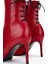 Kadın . Kırmızı Topuklu Bot 1052 285 Bn Bot Sk24-25 Kırmızı Dr 5