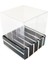 Asetat Kutu Altı Karton Çizgili Model 5x5x5 Cm (25 Adet) Siyah 1