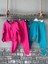 Kız Çocuk Fermuarlı Dik Yaka Sweatshirt Eşofman Takımı Kız Çocuk Alt Üst Takım 4