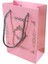 Karton Ip Saplı Çantası Saray Desenli Gümüş 12x17 25 Adet Pembe 1