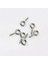 Metal Takı Ve Obje Halkası Vidalı 1 Cm (100 Adet) Gümüş 1