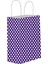 Kağıt Çantası Puantiyeli Büyük Boy 25x31 Cm (25 Adet) Puantiyeli Mor 1